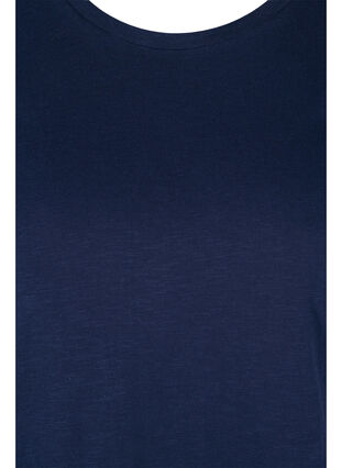 2 lyhythihaista t-paitaa puuvillasta , Navy B/Reseda, Packshot image number 2
