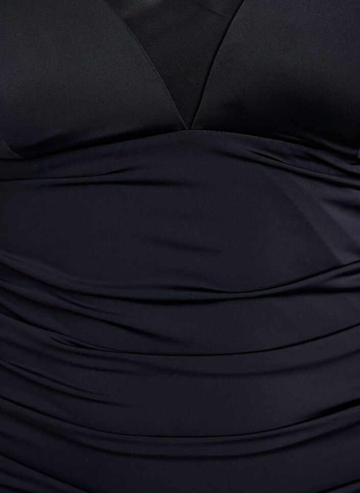 Uima-asu v-aukolla ja verkkoyksityiskohdalla, Musta, Packshot image number 2