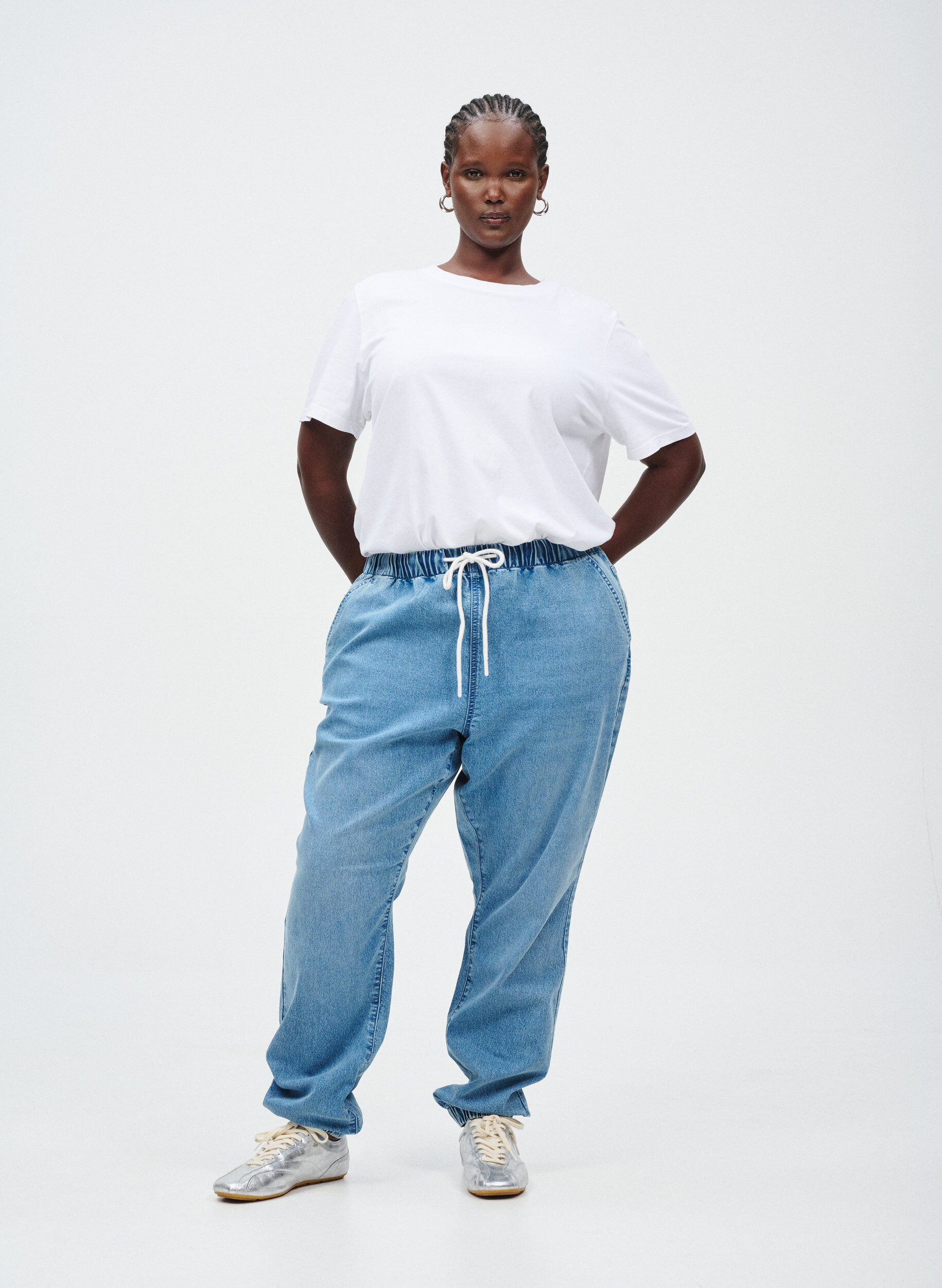 ZizziDenimhousut taskuilla, Sininen, Image image number 0