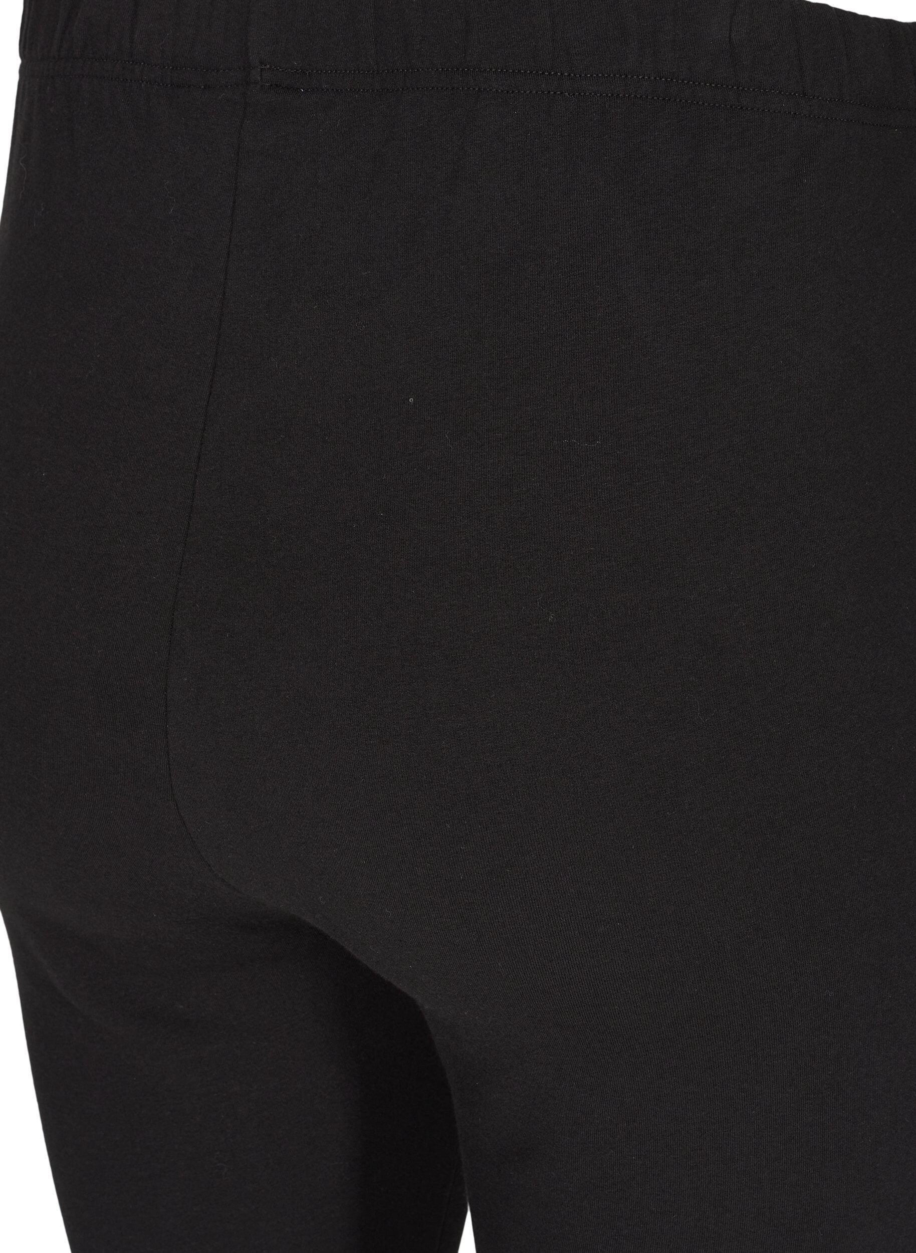 ZizziPuuvillaiset leggingsit vuorella , Musta, Packshot image number 2