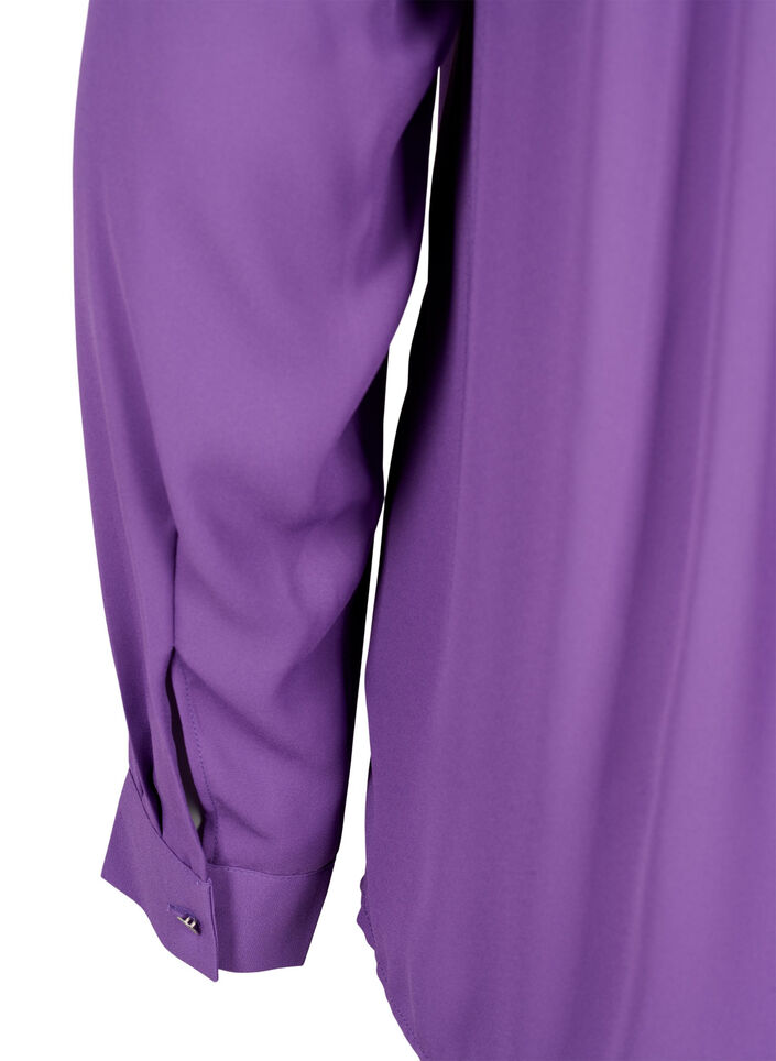 Pitkähihainen pusero, jonka selässä on rypytys, Pansy, Packshot image number 3