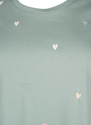 Luomupuuvillasta valmistettu T-paita sydämillä, Chinois G. Love Emb., Packshot image number 2