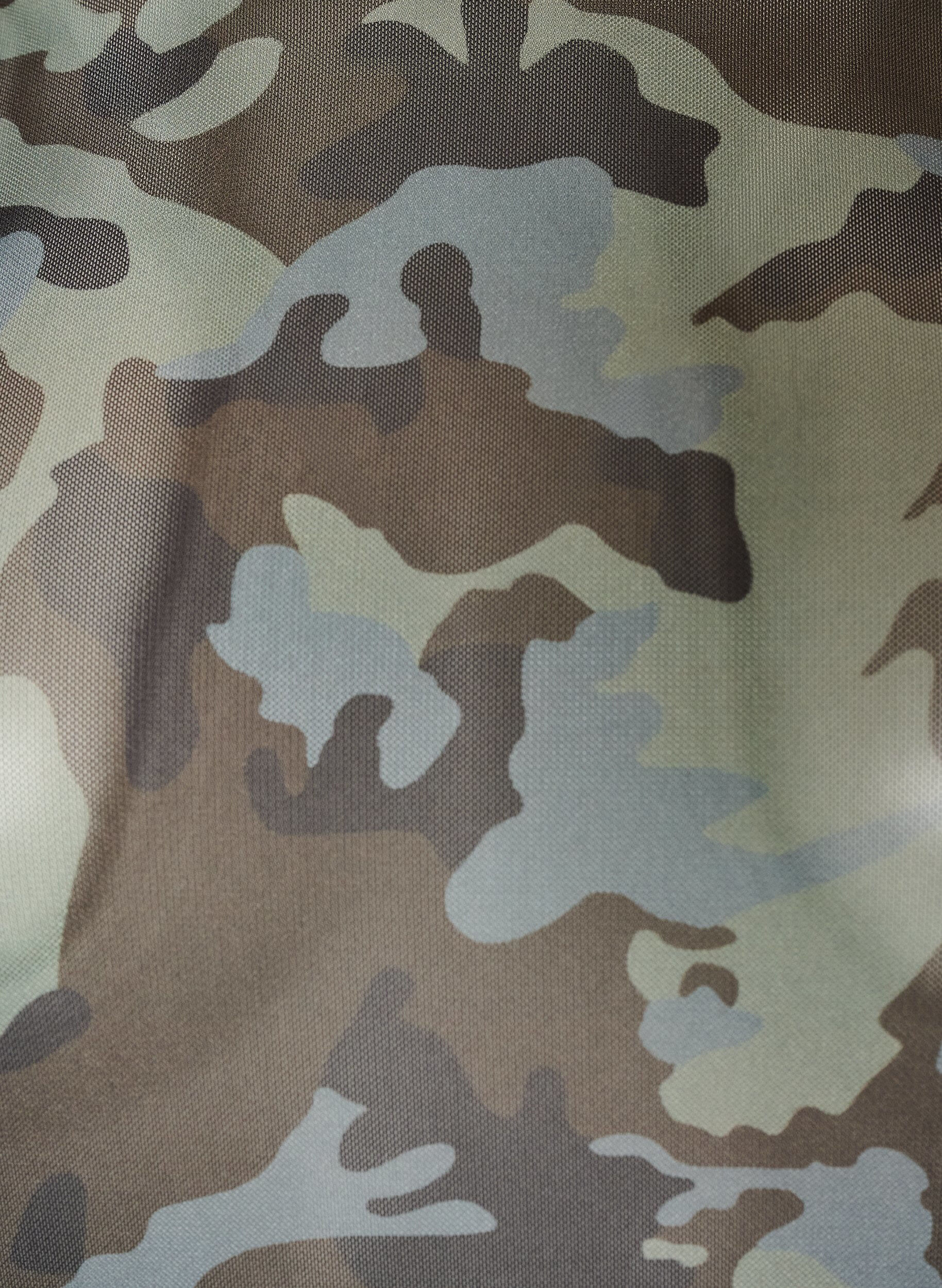 ZizziMesh-pusero printill&auml;, Vihre&auml;, Packshot image number 2
