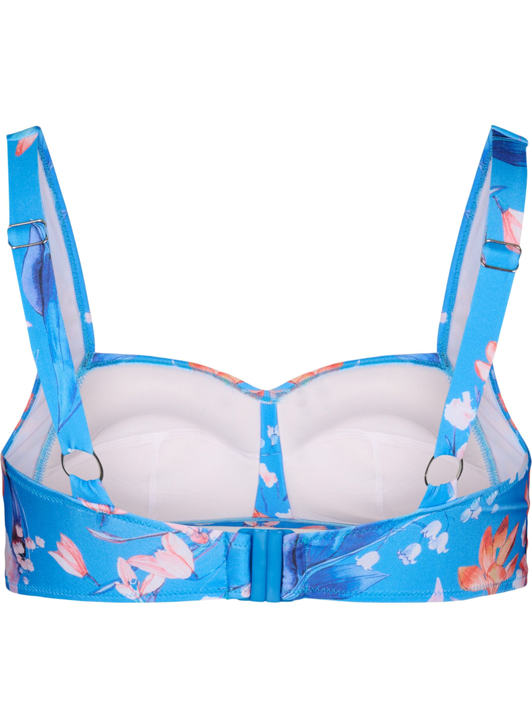 Zizzi Bikiniyl&auml;osa kuosilla, Bright Blue Print, Packshot image number 1