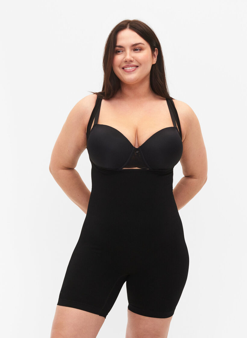 Shapewear-puku, Musta, Model image number 0