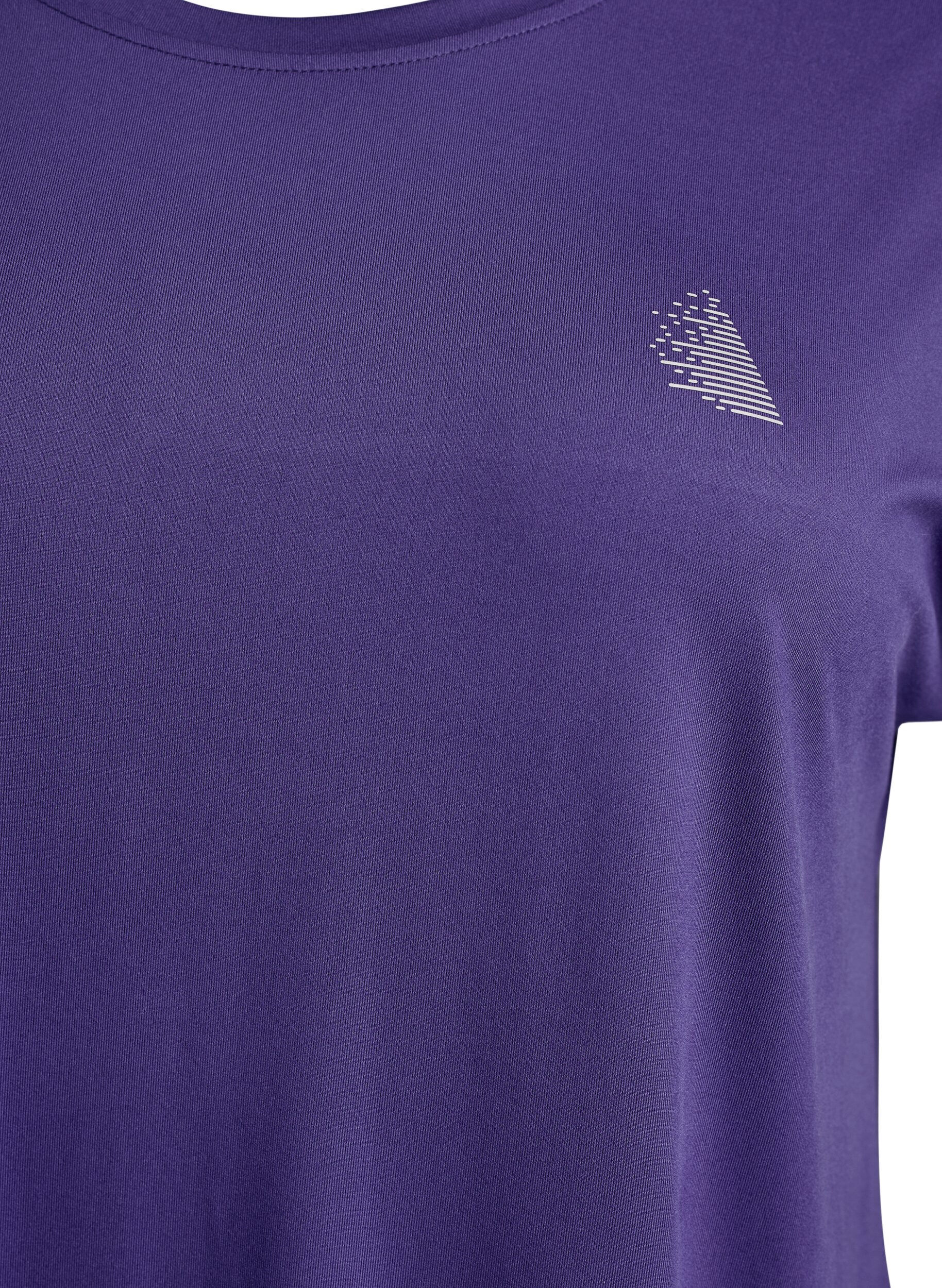 ZizziPitk&auml; treenipaita, Violetti, Packshot image number 2
