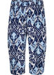 Culotte-housut viskoosia painatuksella, Blue Ethnic AOP, Packshot image number 0