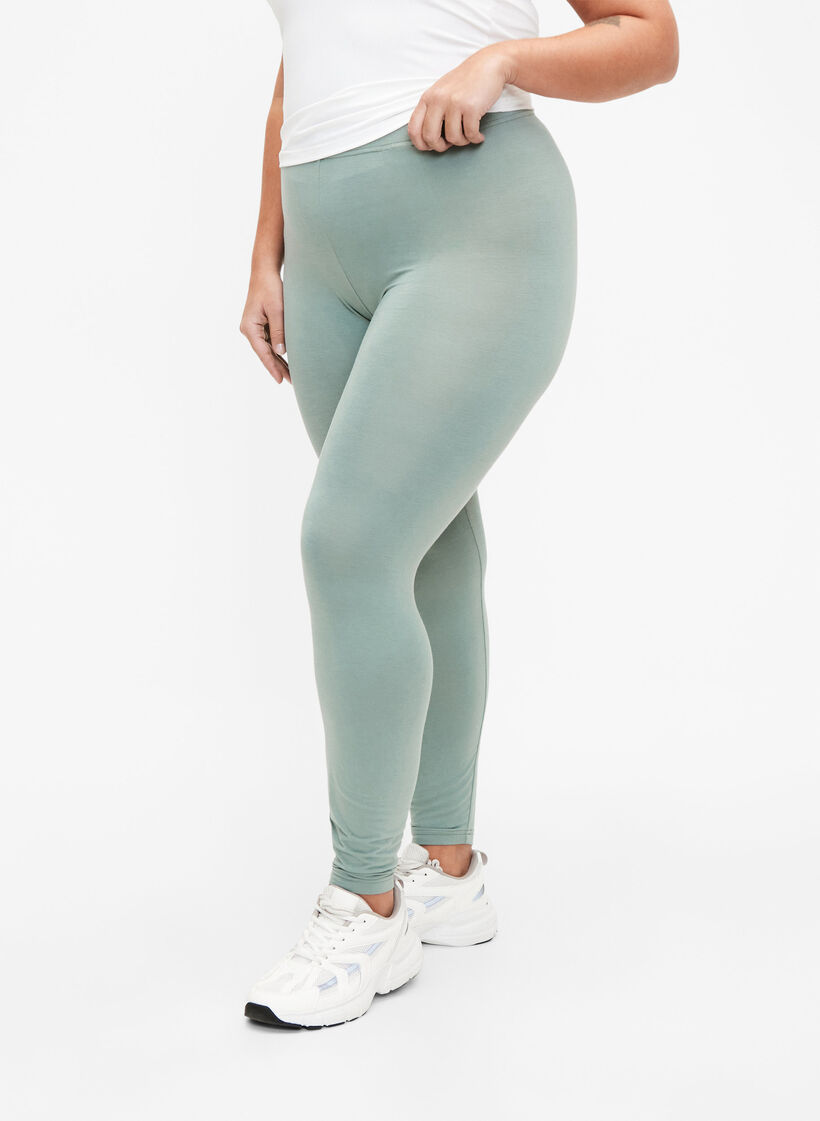 Perusleggingssit viskoosista, Vihreä, Model image number 0