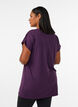 Pitk&auml; treeni-T-paita, Violetti, Model image number 2