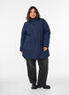 Vedenpit&auml;v&auml; hupullinen parka, Sininen, Model image number 1