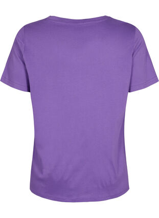 Lyhythihainen t-paita A-mallissa, Deep Lavender, Packshot image number 1