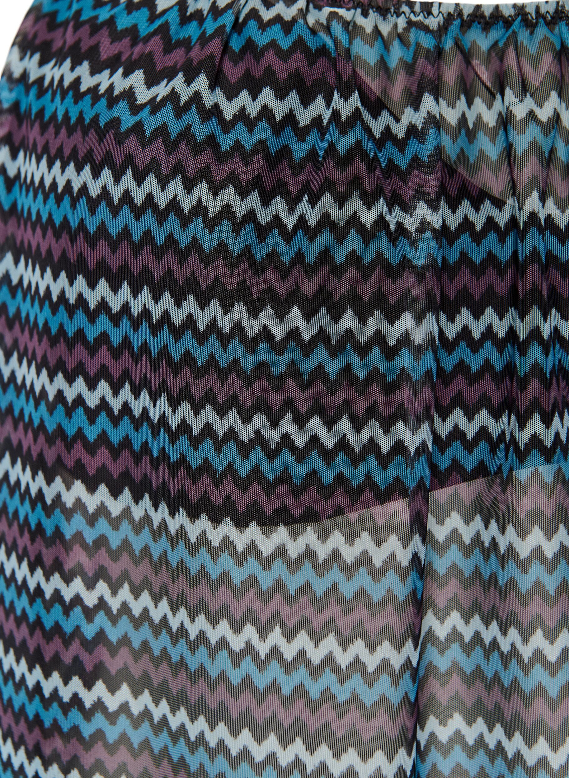 ZizziKuvioitu tankinitoppi kaarituilla ja ristikk&auml;isill&auml; olkaimilla, Sininen, Packshot image number 2