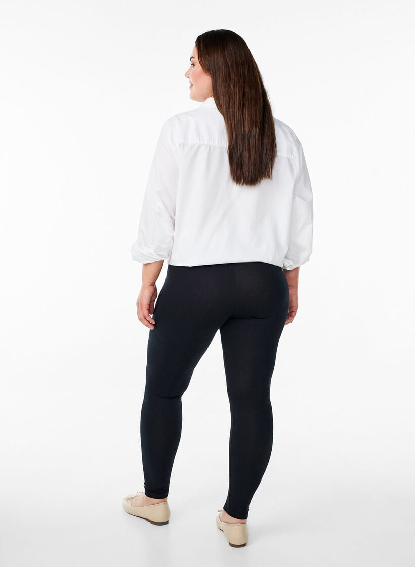 Perusleggingssit viskoosista , Musta, Model image number 2