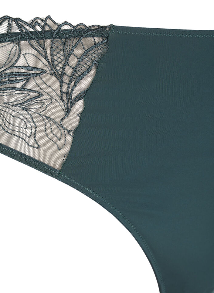 Mikrokuituinen pitsistringi, Vihreä, Packshot image number 2