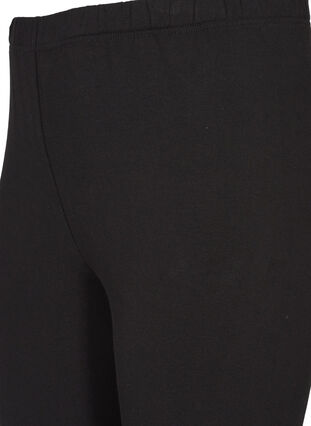 Puuvillaiset leggingsit vuorella, Black, Packshot image number 3