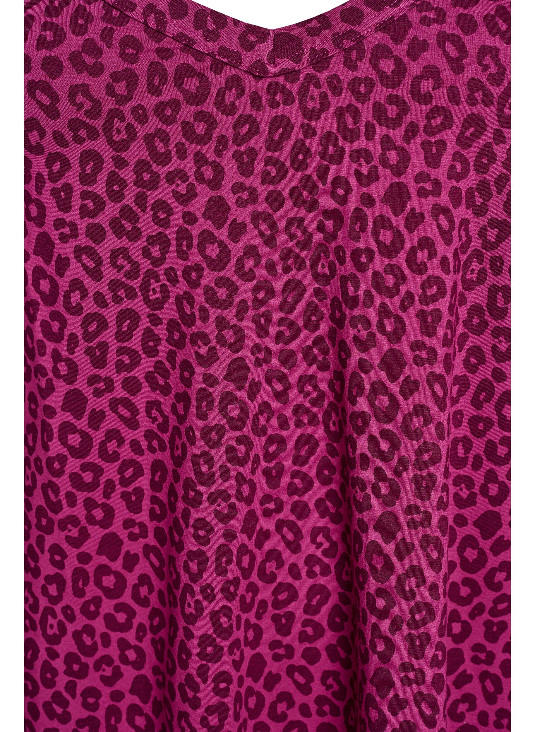 Zizzi Y&ouml;toppi olkaimilla ja V-p&auml;&auml;ntiell&auml;, Vaaleanpunainen, Packshot image number 2