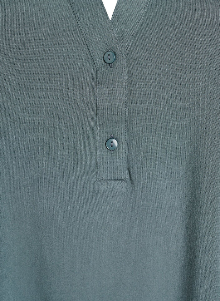 Hihaton viskoosipusero, Vihre&auml;, Packshot image number 2