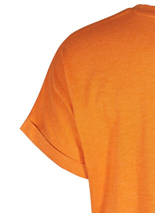 T-paita puuvillasekoitteesta, Autumn Maple Mel., Packshot image number 3
