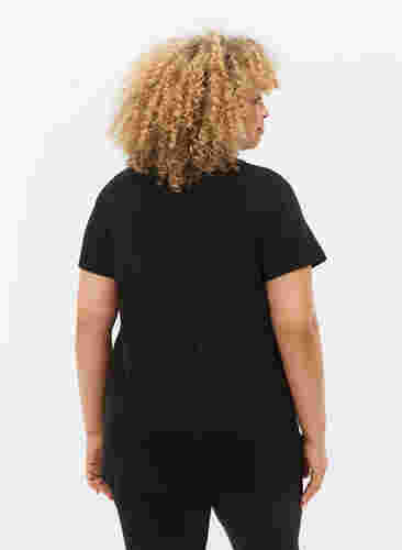 T-paita printillä treeniin , Black w. Drop It, Model image number 1