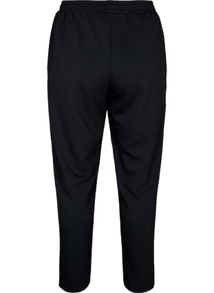 Modaalisekoitteiset housut, joissa on halkio, Black, Packshot image number 1