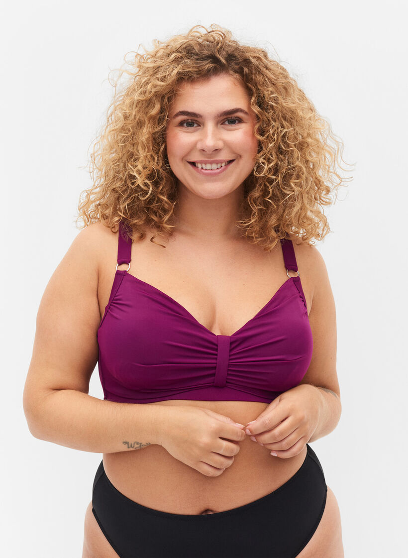 Bikiniyläosa kaarituella, Dark Purple, Model image number 0