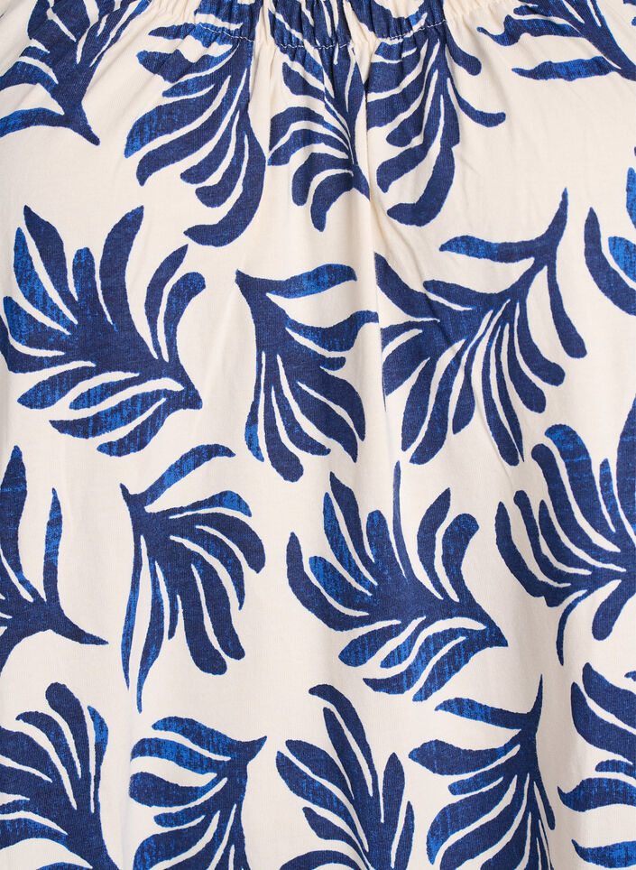 Midipituinen olkainmekko luomupuuvillaa, Valkoinen, Packshot image number 2