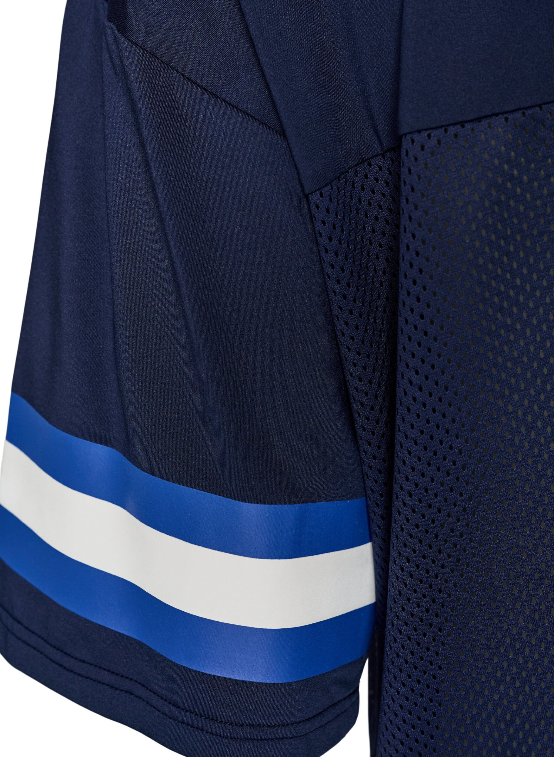 ZizziV-aukollinen treenipaita etupuolen printill&auml;, Sininen, Packshot image number 3