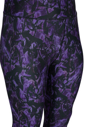 Kropatut treenitrikoot kuosilla, Multi Purple, Packshot image number 2