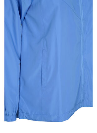 Lyhyt takki hupulla ja säädettävällä helmalla , Ultramarine, Packshot image number 3