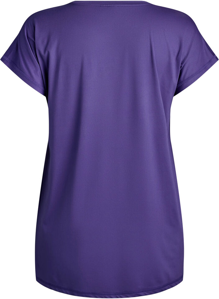 Pitk&auml; treenipaita, Violetti, Packshot image number 1