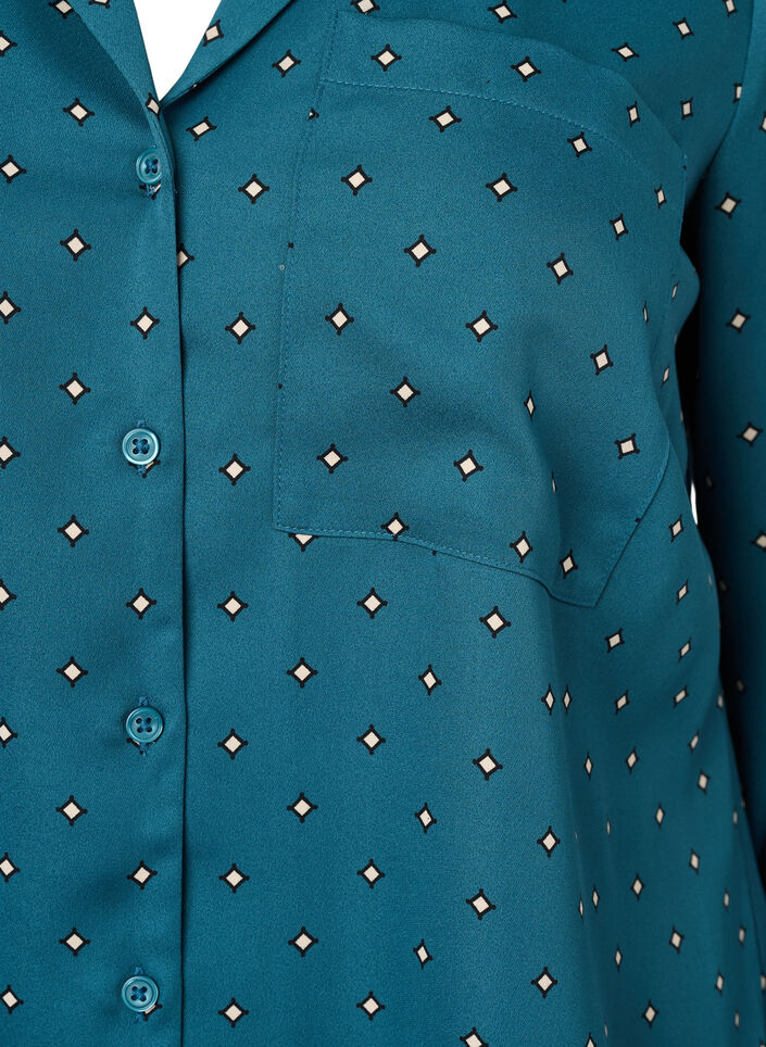 Yöpaita painatuksella, Vihreä, Packshot image number 2