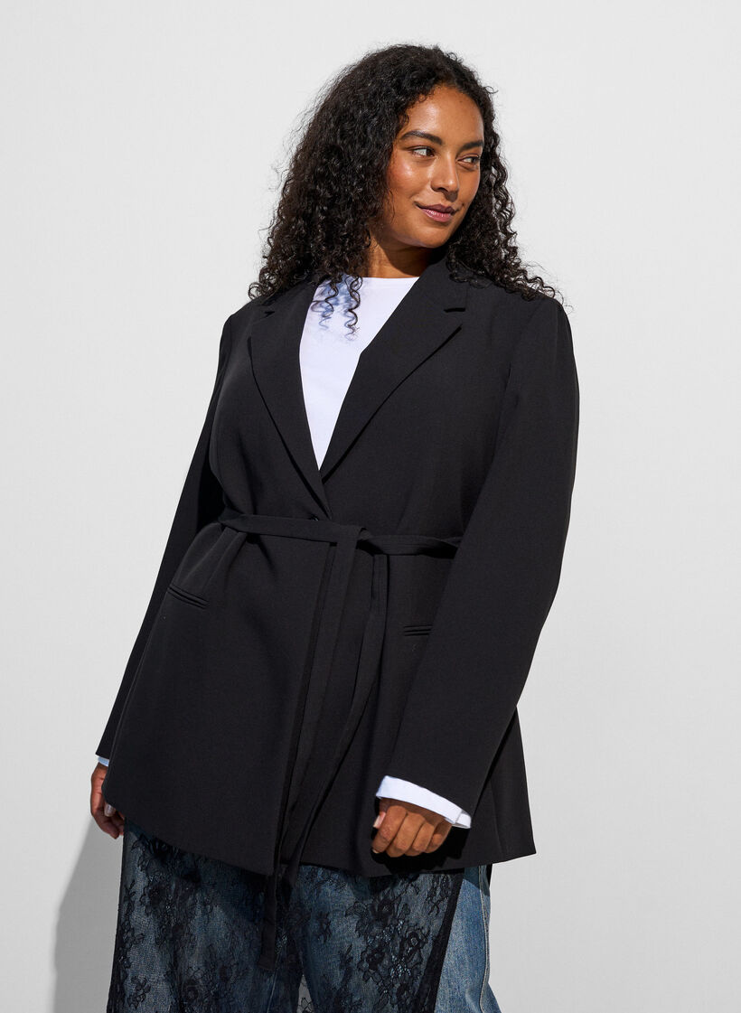 Bleiseri irrotettavalla solmionvy&ouml;ll&auml;, Musta, Model image number 3