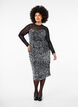 Glittermekko paljeteilla, Black w. Silver, Model image number 2