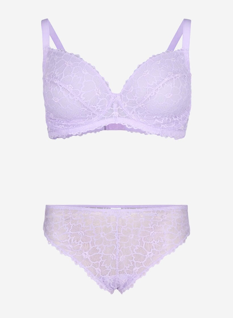 Purple underwear set, , Model