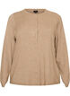 Neuletakki py&ouml;reill&auml; napeilla, Beige, Packshot image number 0