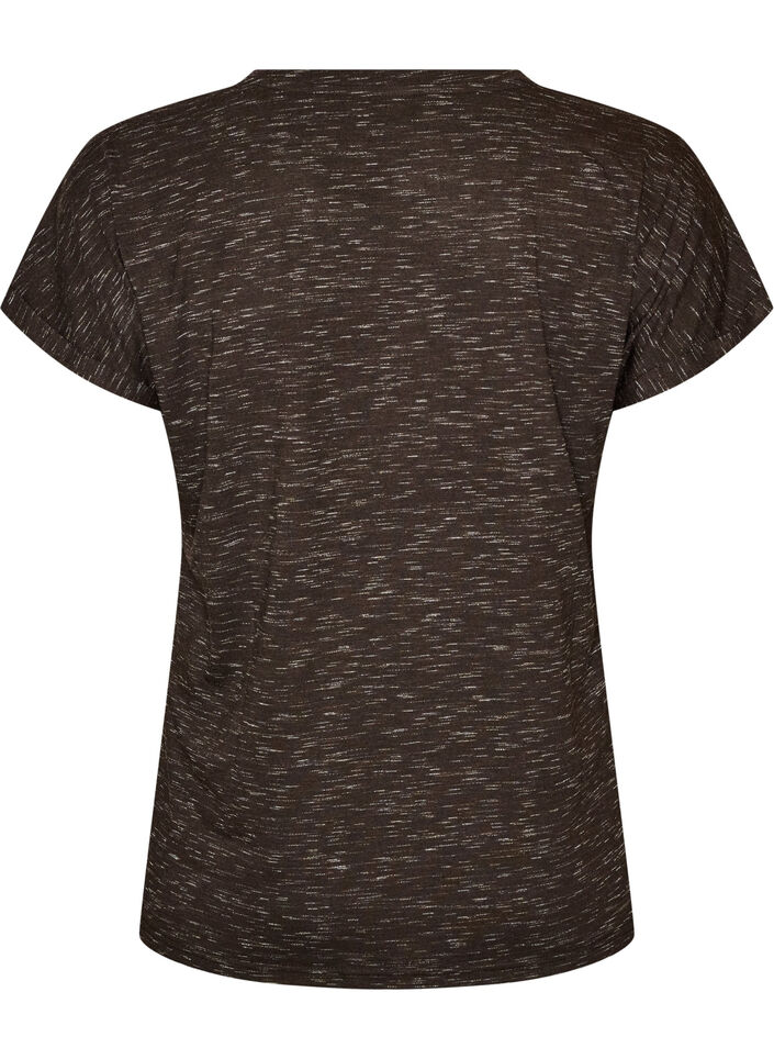 Rento treenipaita lyhyill&auml; hihoilla, Ruskea, Packshot image number 1