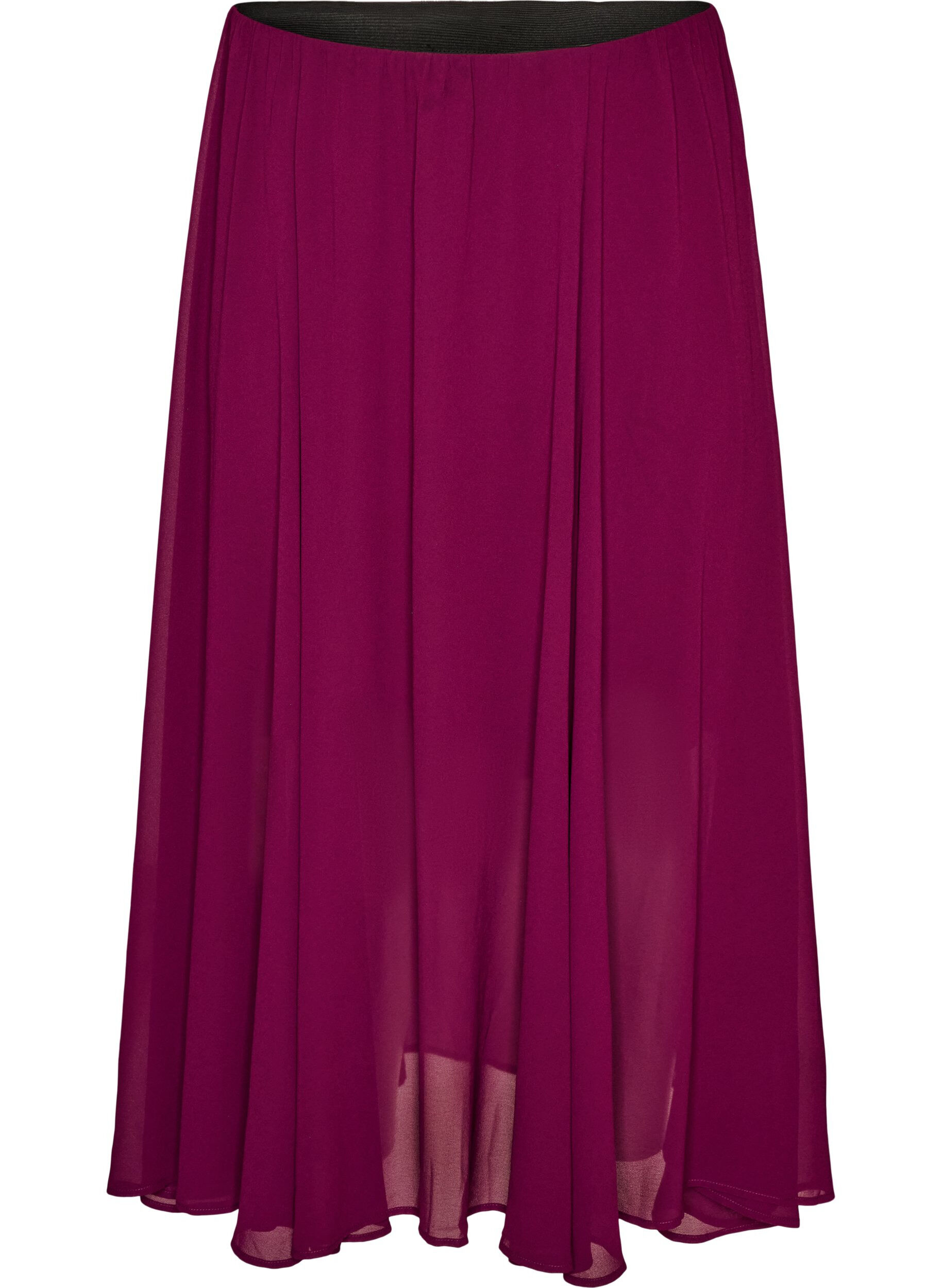 ZizziA-linjainen midihame, Violetti, Packshot image number 0