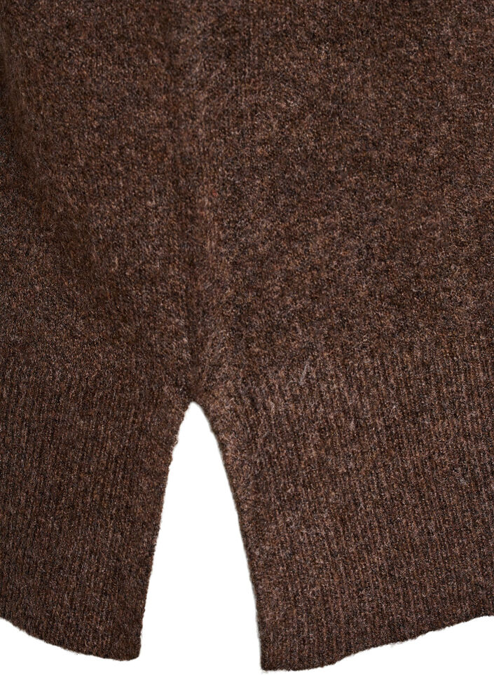 Neuleliivi, jossa on ribbireunat, Vihreä, Packshot image number 3