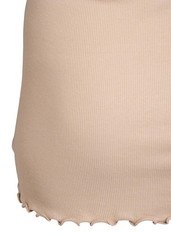 Pitsikoristeinen yl&auml;osa, Beige, Packshot image number 3
