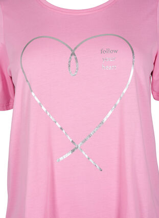 FLASH – kuviollinen t-paita, Begonia Pink, Packshot image number 2