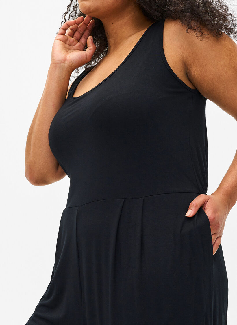 Hihaton haalari taskuilla, Black, Model image number 2