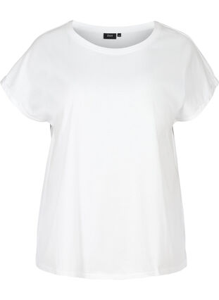 T-paita puuvillasta, Bright White, Packshot image number 0