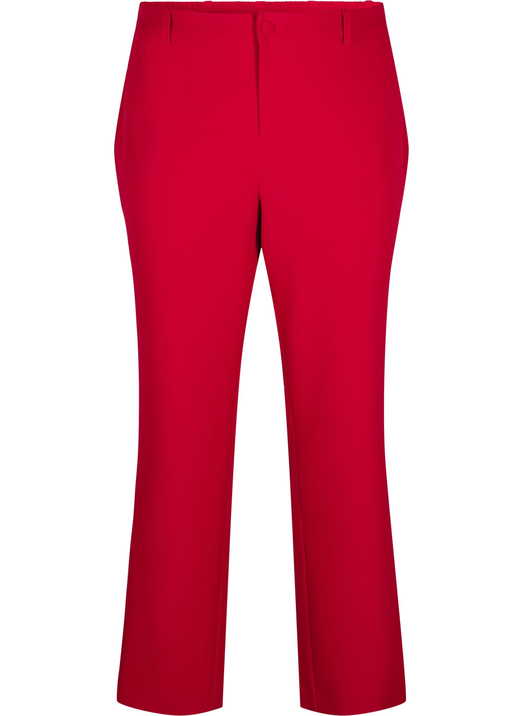 ZizziPuvunhousut taskuilla, Tango Red, Packshot image number 0