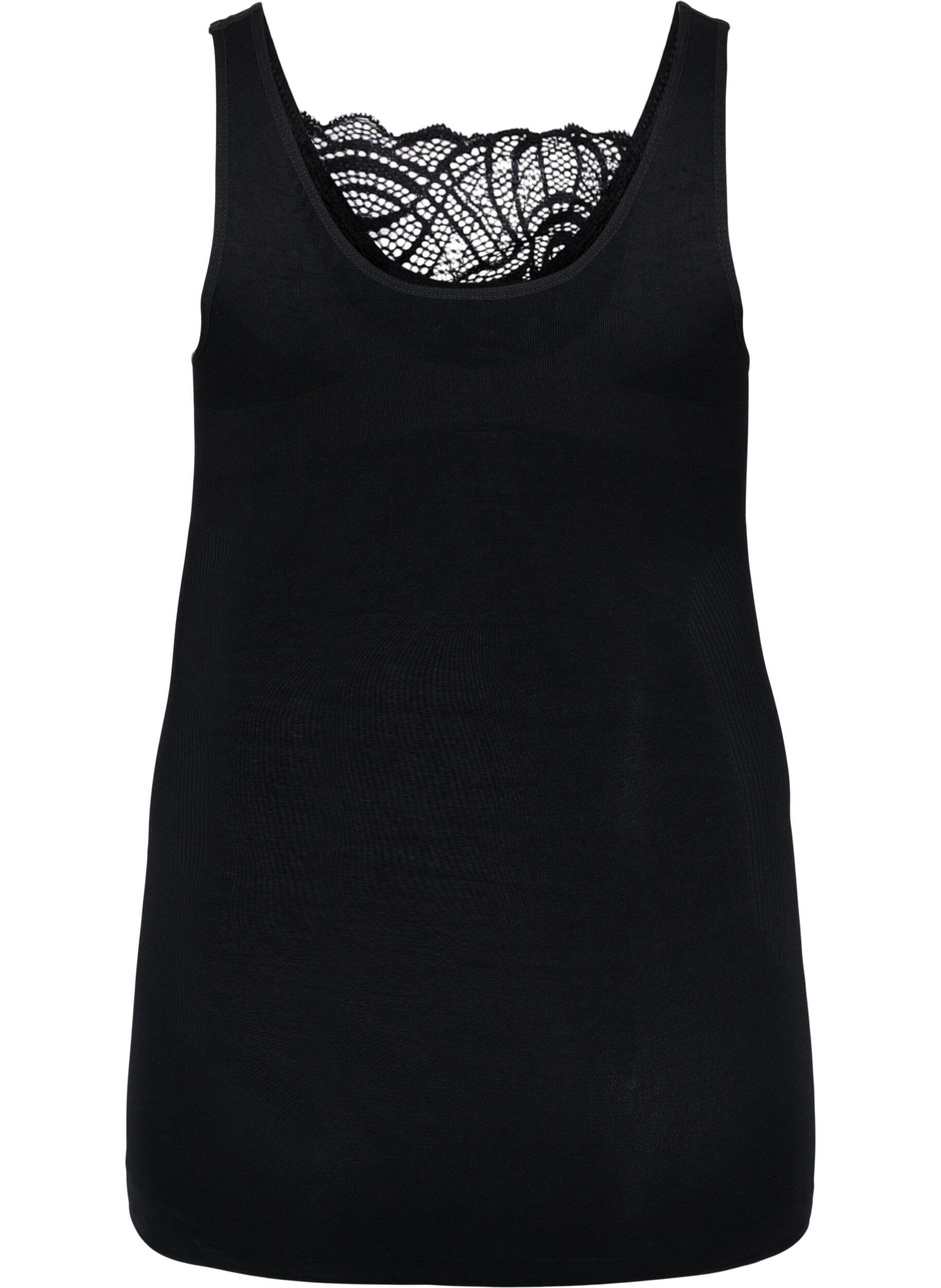 Zizzi Shapewear-toppi pitsill&auml;, Black, Packshot image number 1