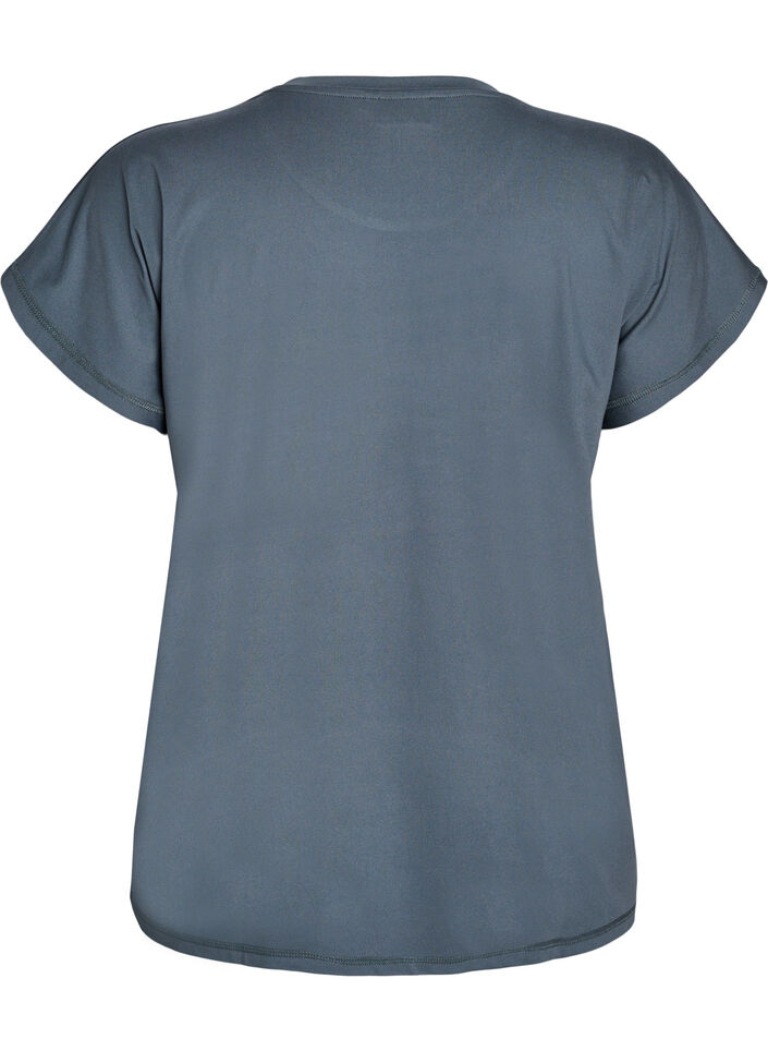 Yksivärinen treeni-T-paita, Vihreä, Packshot image number 1