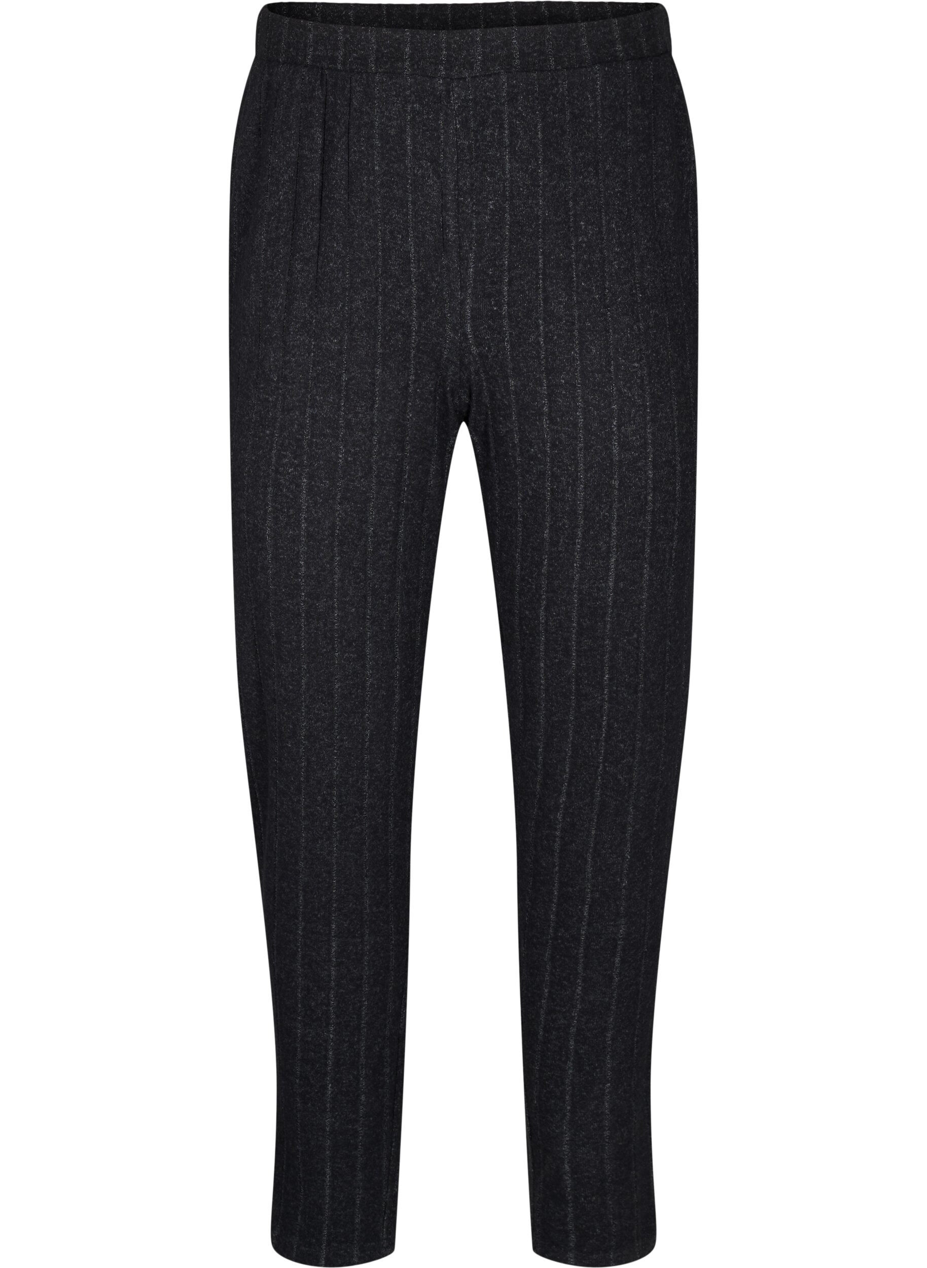 Zizzi Loungehousut taskuilla, Musta, Packshot image number 0