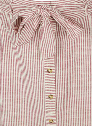 Raidallinen puuvillahame taskuilla, Dry Rose Stripe, Packshot image number 2