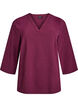 Pusero 3/4-hihoilla, Tumma Bordeaux, Packshot image number 0