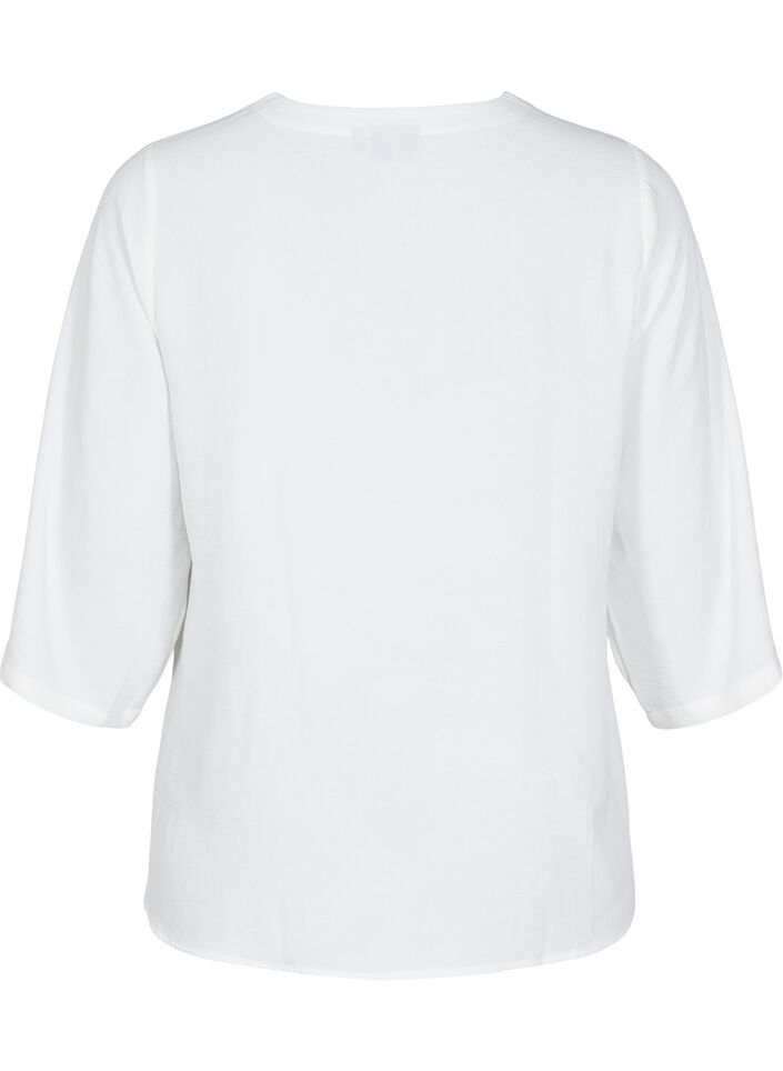 Pusero 3/4-hihoilla, Vanilja, Packshot image number 1