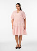Lyhyt A-linjainen mekko, Vaaleanpunainen, Model image number 1